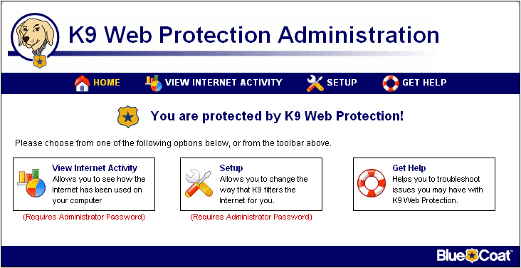 removing k9 web protection without password